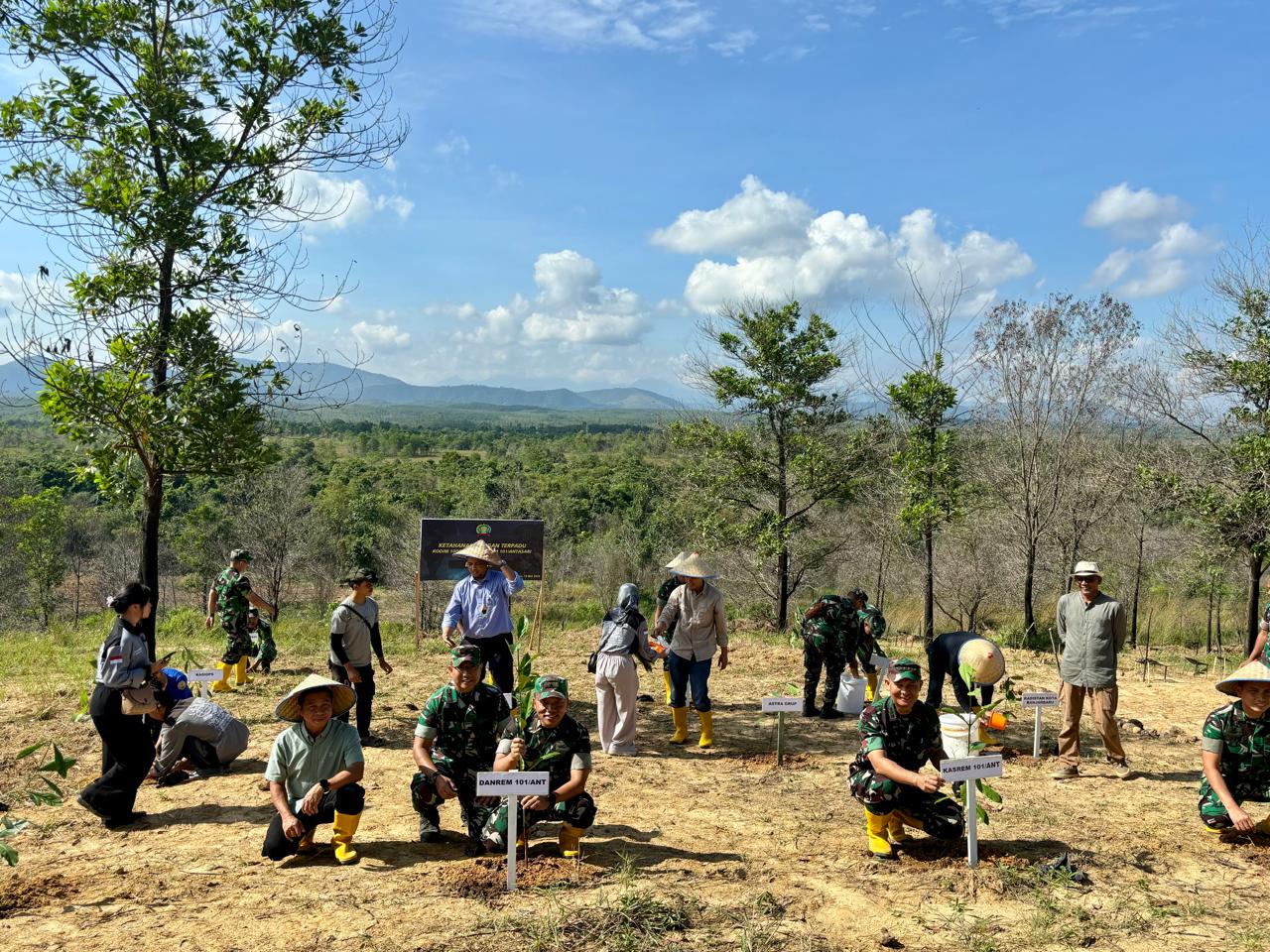 Korem 101/Antasari Berkomitmen Bantu Wujudkan Ketahanan Pangan di Kalsel