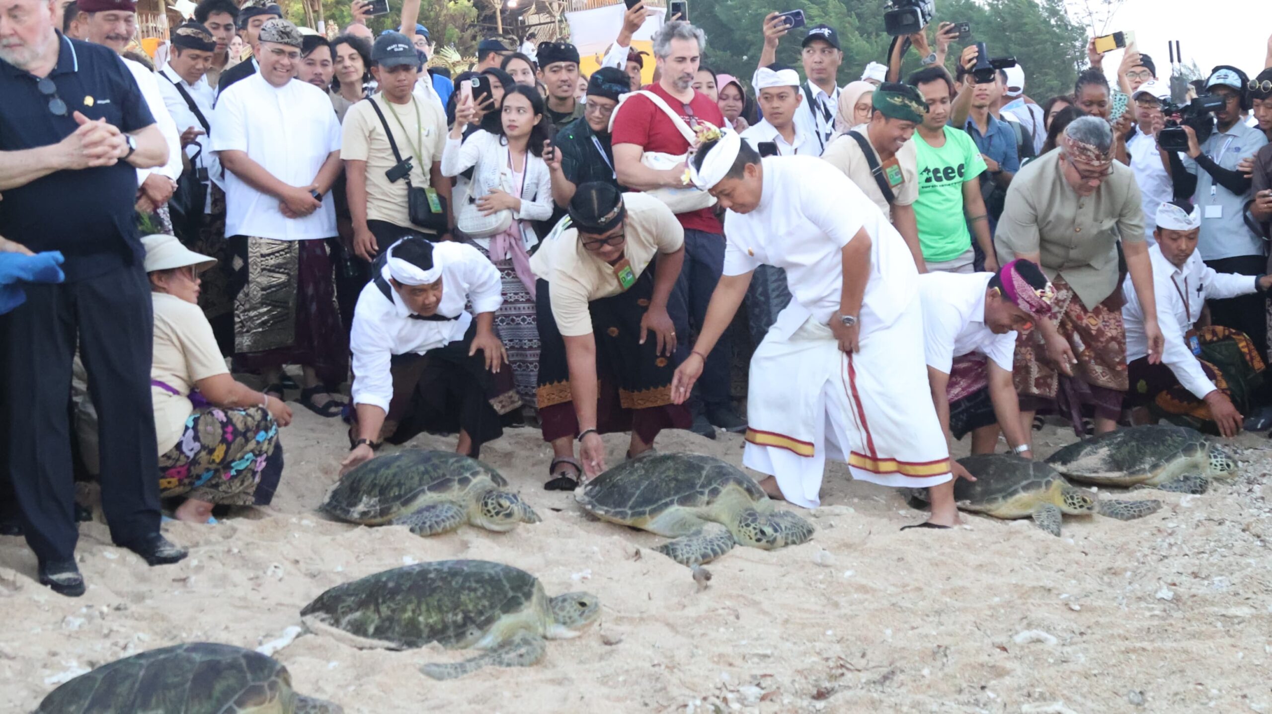 Upacara Water Purification di KEK Kura-Kura Bali Tandai Dimulainya WWF ke-10