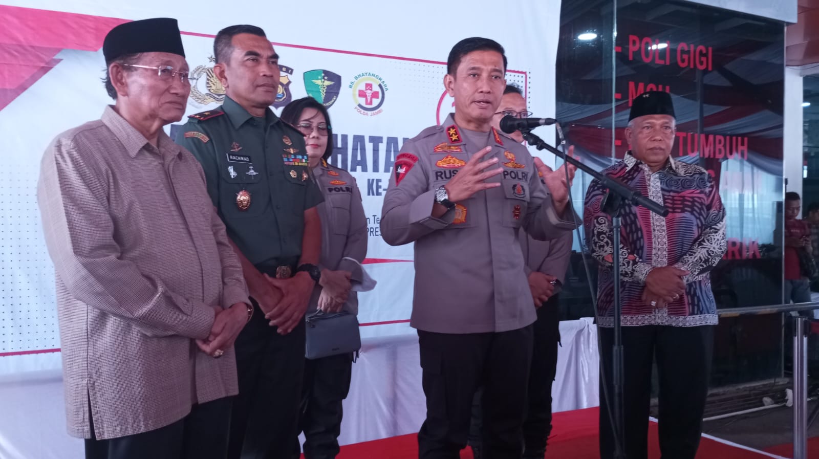 Bhakti Kesehatan Bhayangkara Digeber dari Kota hingga Pelosok Jambi