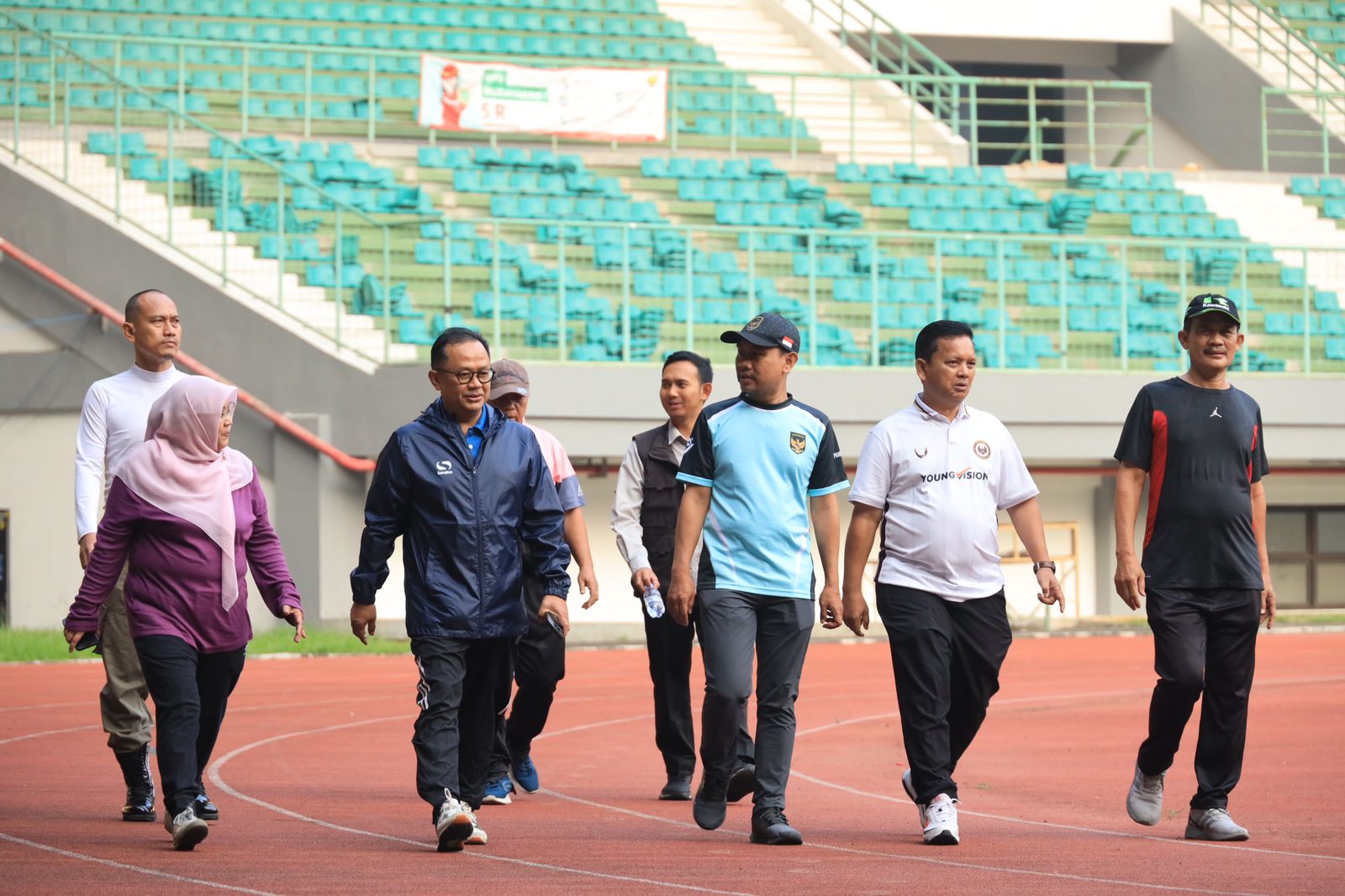 Renovasi Stadion Patriot Candrabhaga Kota Bekasi Capai 70%