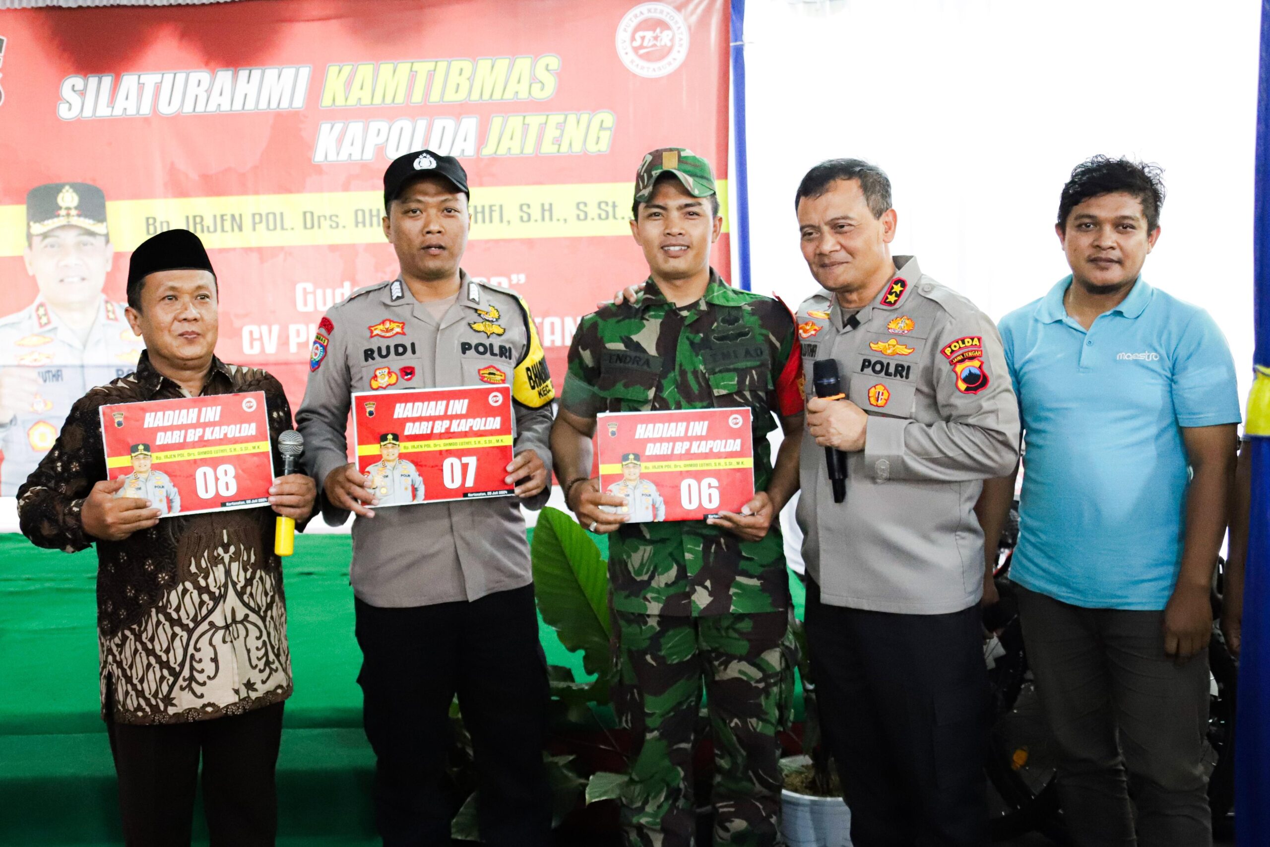 Kapolda Jateng Minta Karyawan Jaga Semangat Gotong Royong dan Keamanan