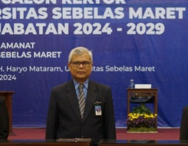 Hartono Resmi Terpilih Sebagai Rektor UNS Periode 2024-2029