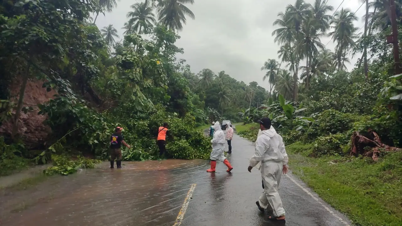 Banjir dan longsor di Kabupaten Bolaang Mongondow Selatan.