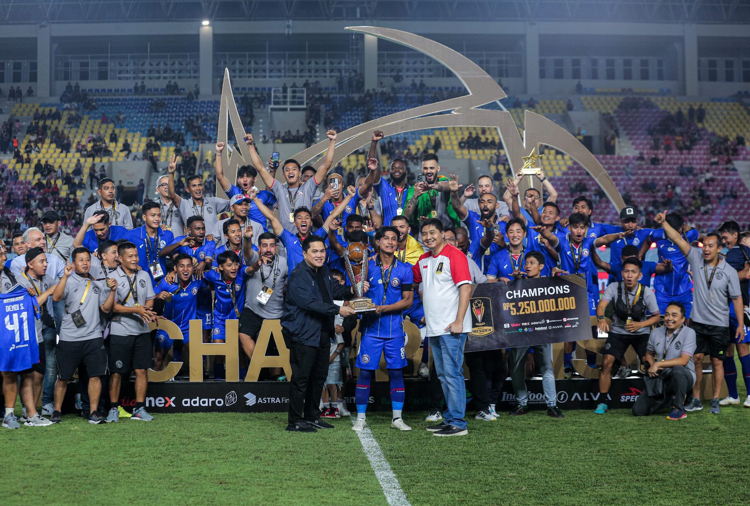 Juara Piala Presiden 2024, Arema Sumbang Korban Kanjuruhan