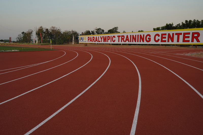 Proges pembangunan Paralympic Training Center Delingan baru mencapai 40 persen.