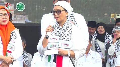 Menteri Luar Negeri Republik Indonesia, Retno Marsudi kembali menekankan posisi Indonesia dalam mendukung penyelesaian konflik Palestina.