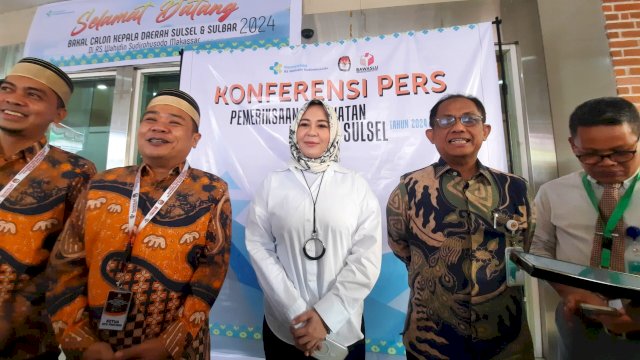 Dua Paslon Pilgub Sulsel Jalani Tes Kesehatan