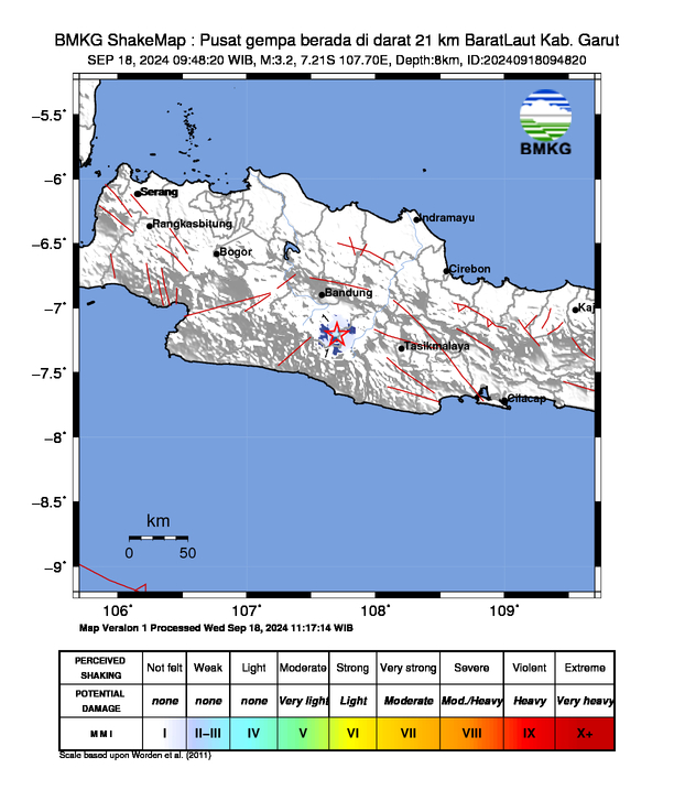 Kecamatan Kertasari Pusat Gempa Bumi di Kabupaten Bandung