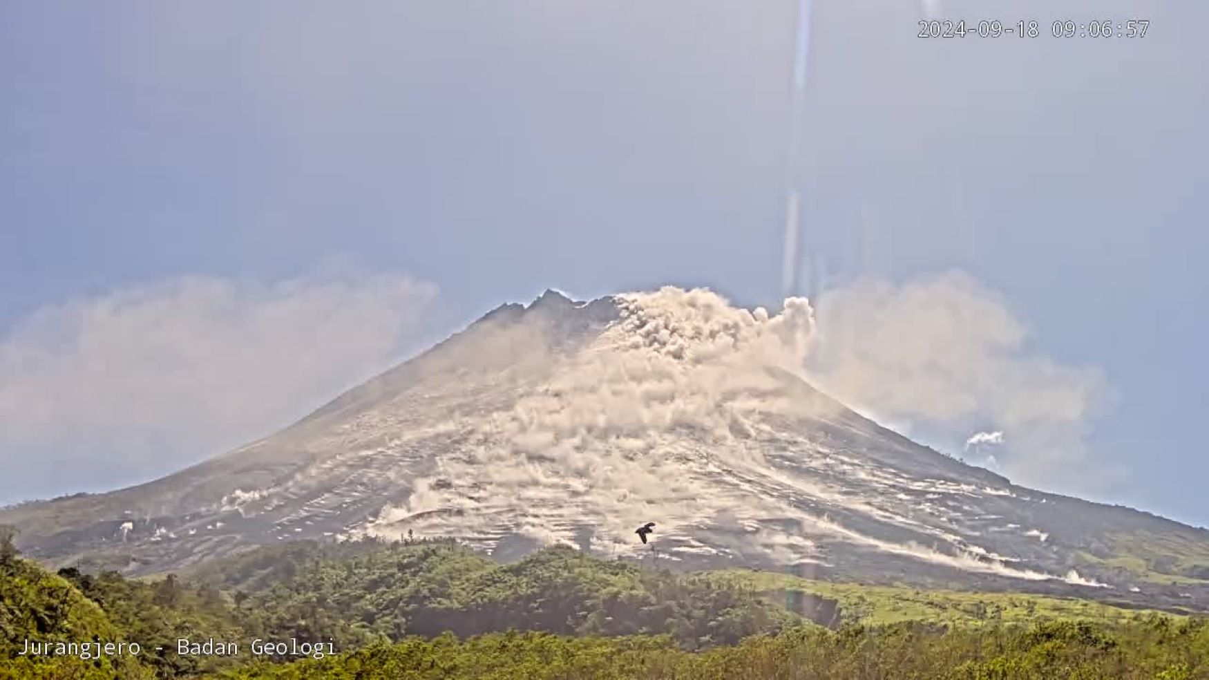 BPPTKG Catat Awan Panas Guguran Merapi Terjadi 112 Detik