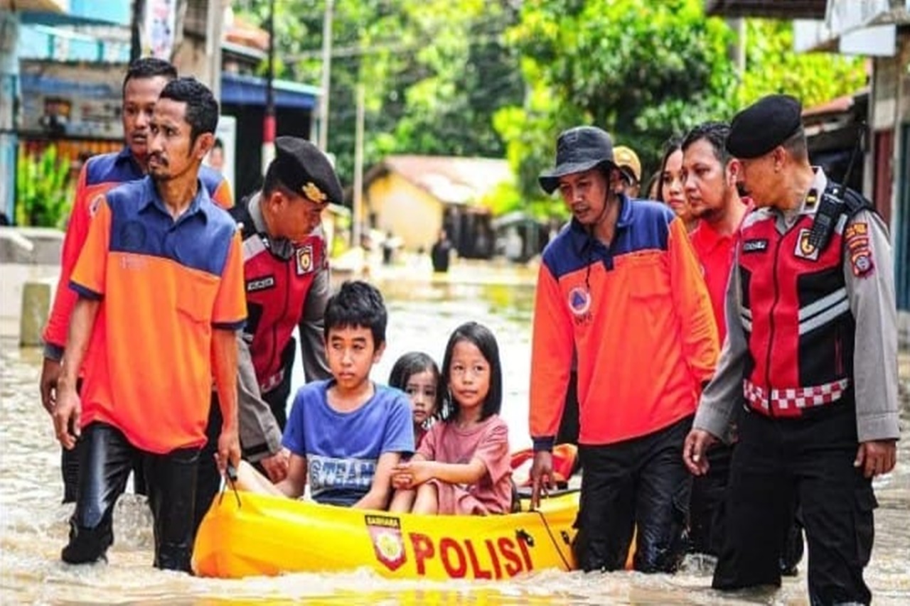 Banjir di Kota Tebing Tinggi Mulai Surut