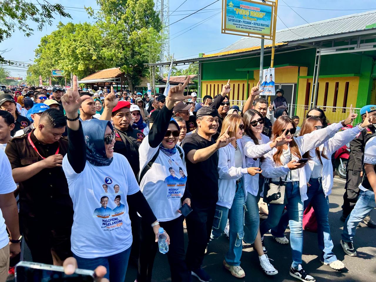 Bakul Cilik dan UMKM Pesta Bersama Cagub Ahmad Luthfi