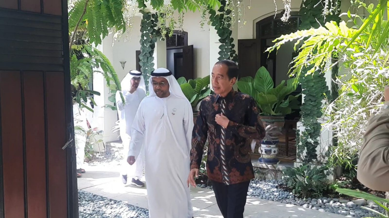 Joko Widodo Terima Kunjungan Menteri Toleransi UEA