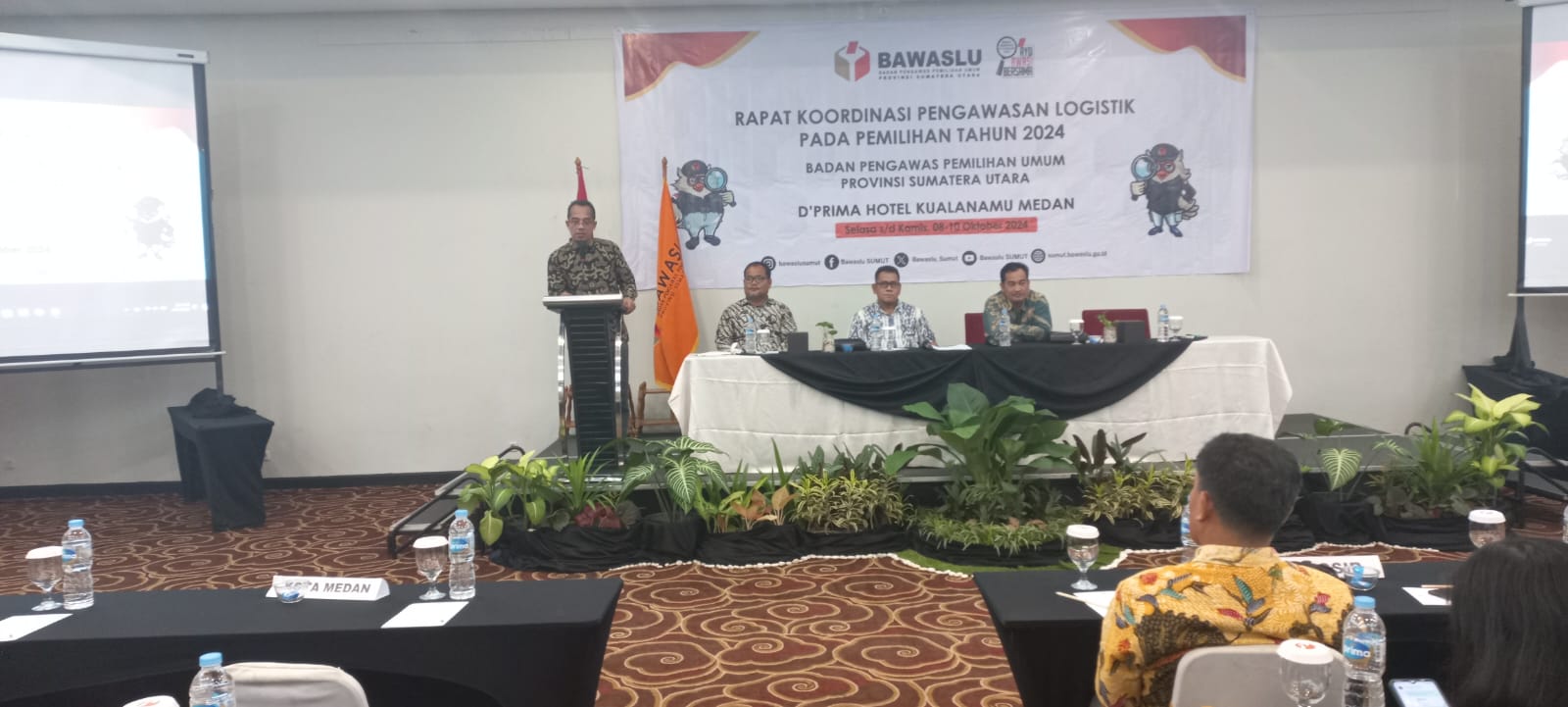 Badan Pengawas Pemilu Sumatra Utara fokus terhadap pengawasan ketersediaan dan kelengkapan logistik.