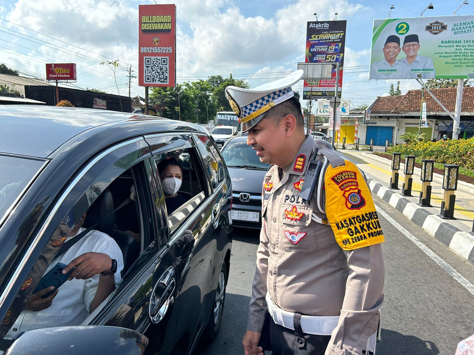 POLRESTA Yogyakarta dalam Operasi Zebra Progo 2024 yang digelar hingga 27 Oktober mendatang menggencarkan pendekatan kepada masyarakat.