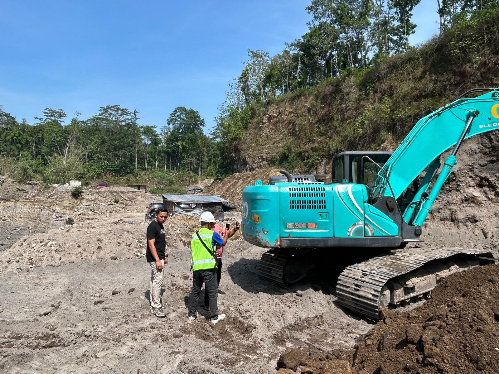 penambangan ilegal di Klaten berhasil diungkap oleh Ditreskrimsus Polda Jawa Tengah