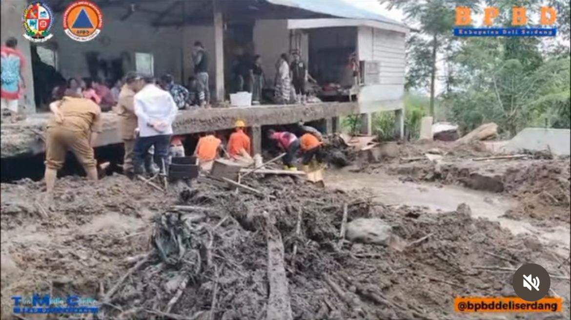 Kabupaten Deli Serdang menghadapi cuaca ekstrem hujan dengan intensitas tinggi.