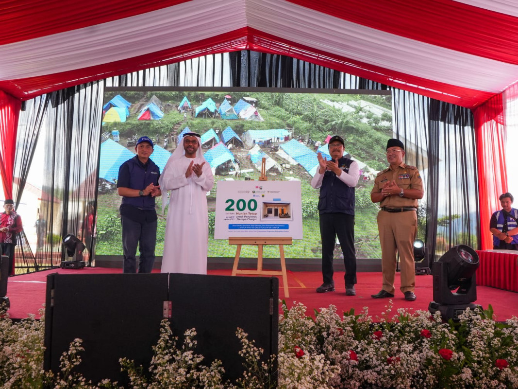 Hunian tetap korban gempa cianjur sebanyak 200 unit diresmikan mensos