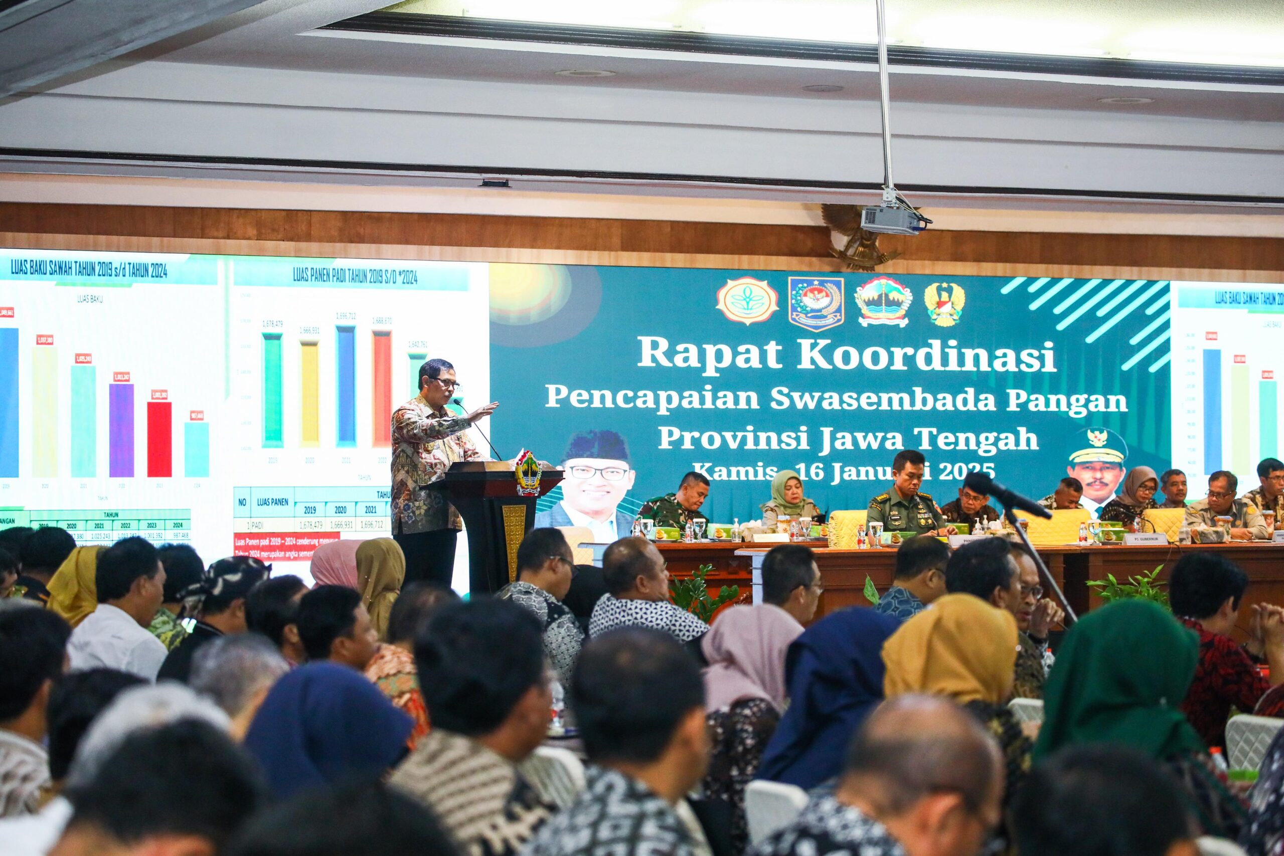 produksi padi jateng ditargetkan 11,8 juta ton untuk swasembada pangan