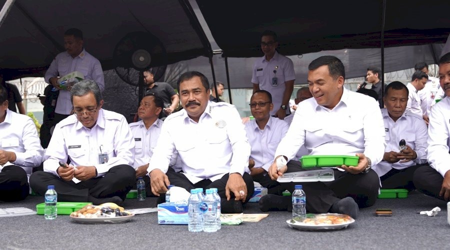 Menteri Imipas Agus Andrianto, menggelar acara makan siang bersama Warga Binaan di Rutan Cipinang untuk menjalin silaturahmi.