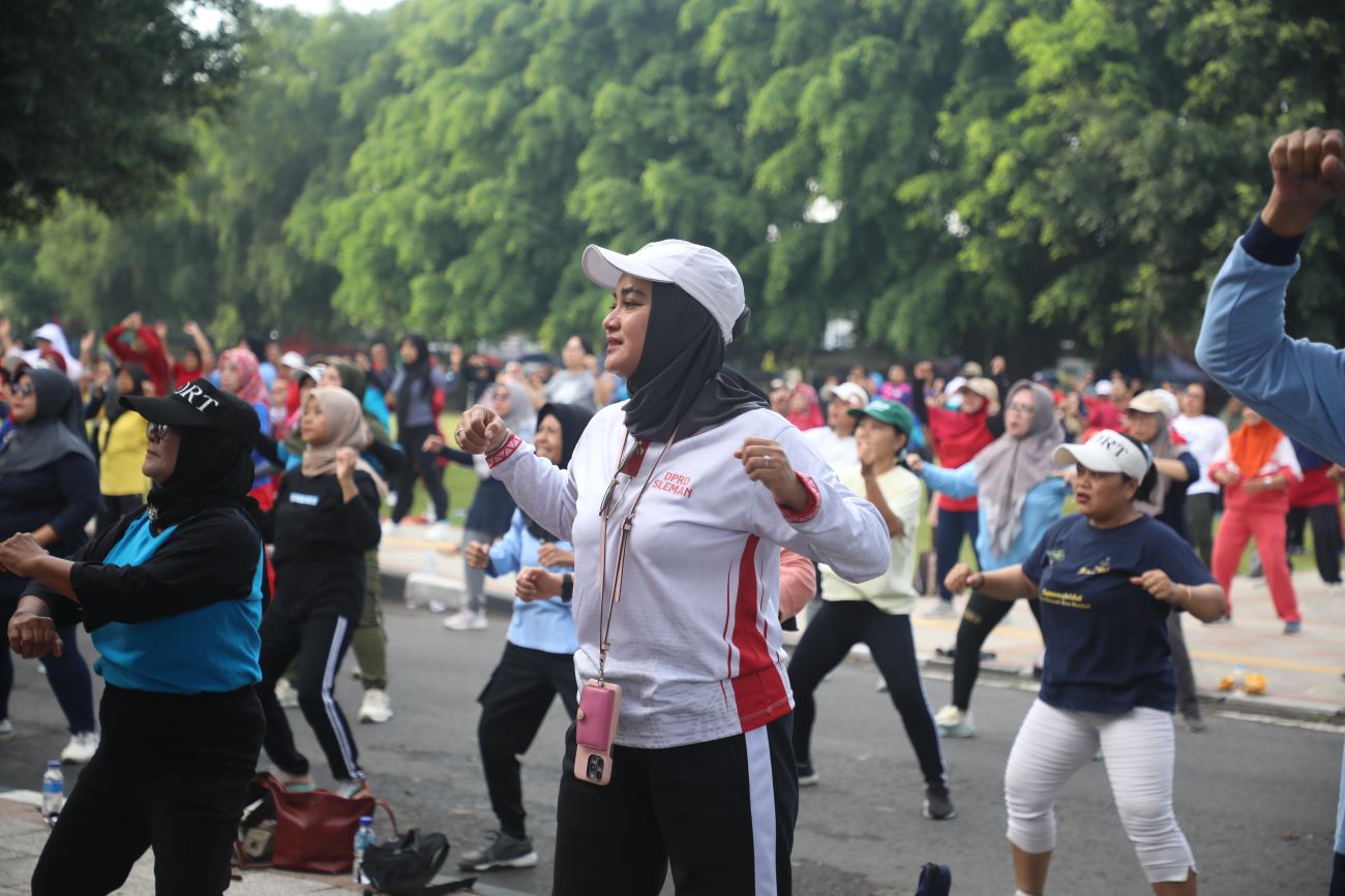 Pemkab Sleman Bersama PWI Gelar Senam dan Jalan Sehat