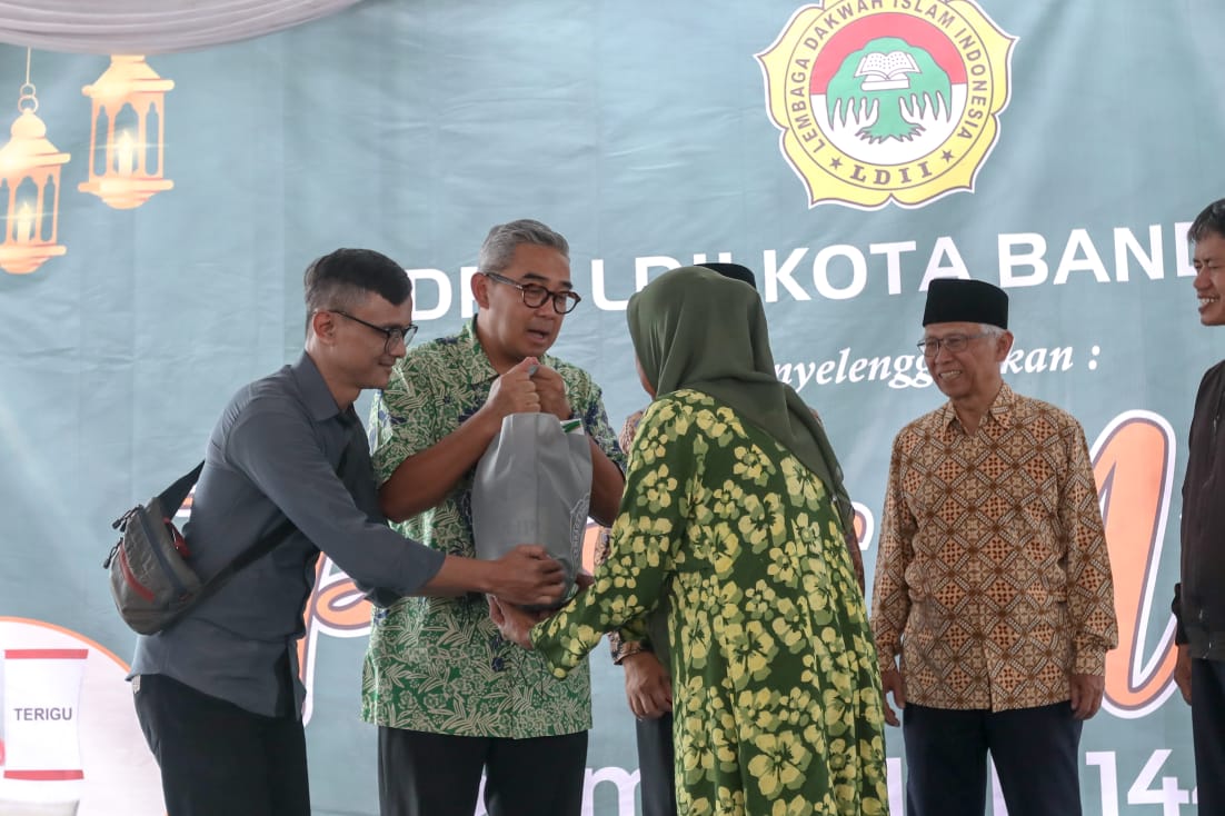 pasar murah ramadan digelar LDII Kota Bandung diserbu warga