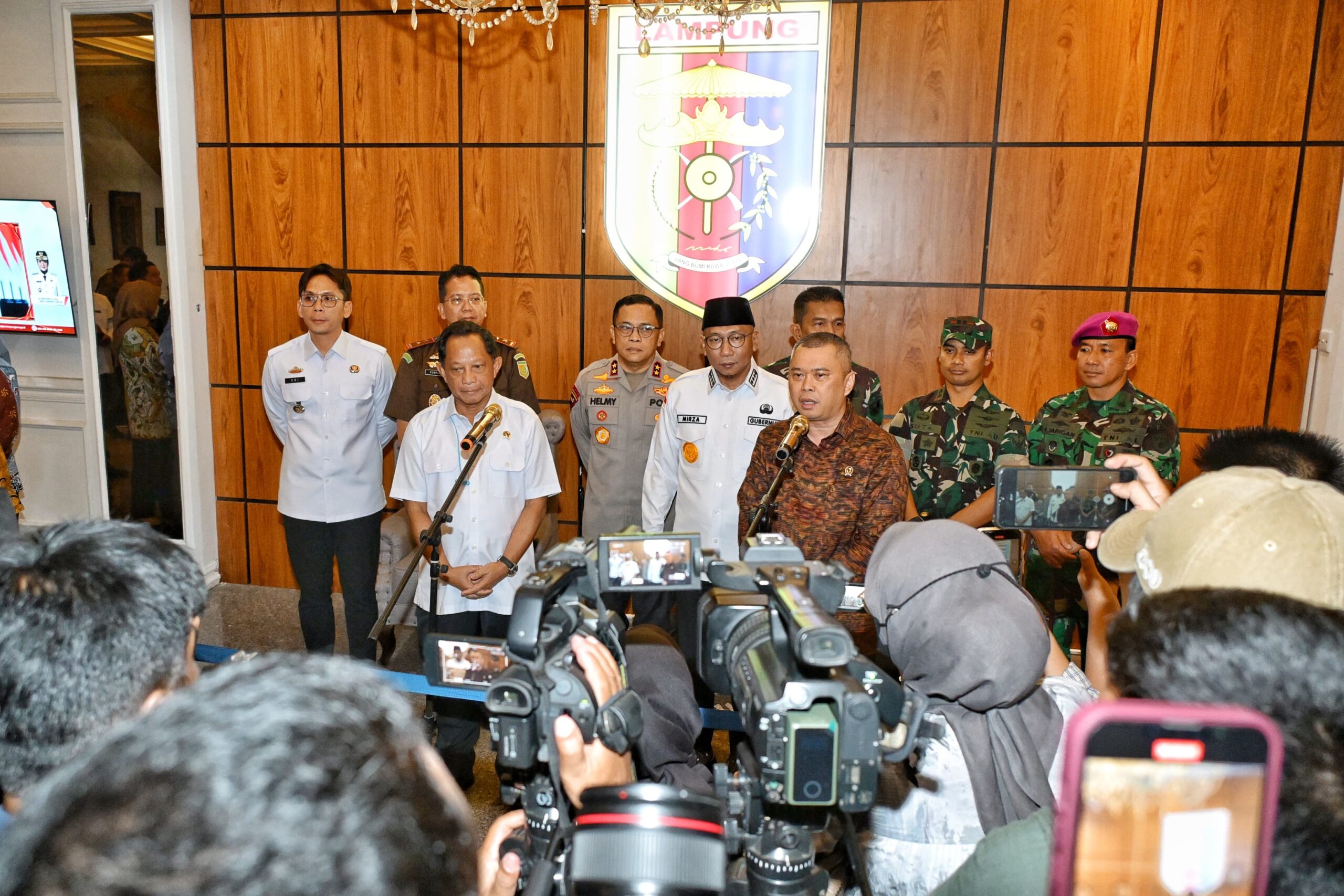 arus mudik lebaran di lampung telah dikoordinasikan dengan menhub dan mendagri