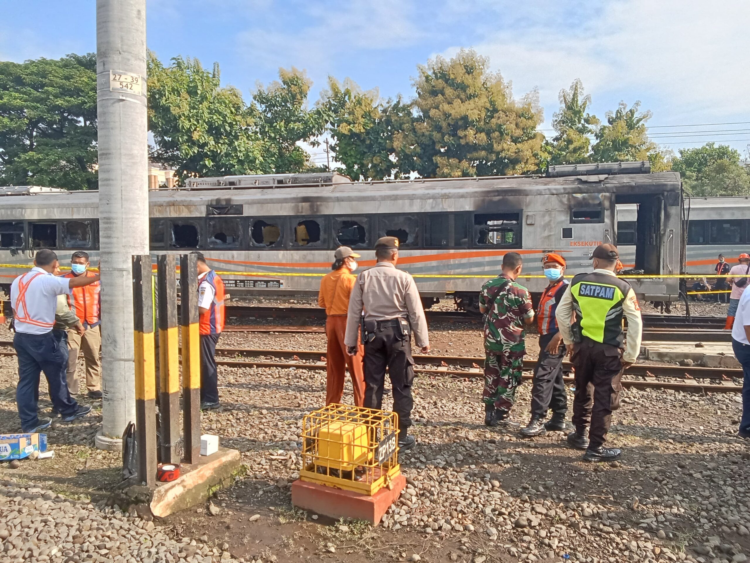 Polisi Tangkap Pelaku Pembakaran KA di Stasiun Yogyakarta