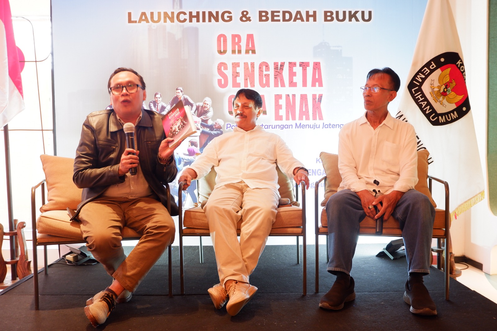 KPU Jateng Gandeng PWI Luncurkan Buku ‘Ora Sengketa Ora Enak’,