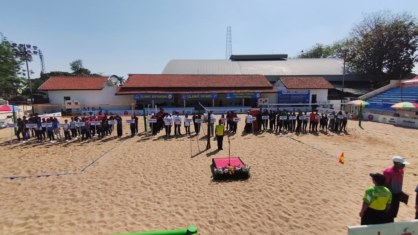 Polresta Sidoarjo Gelar Turnamen Voli Pantai U-17 Nasional 