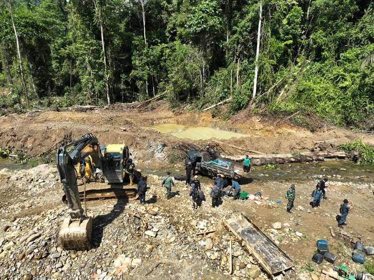 Tambang Emas Ilegal di Parigi Moutong Digerebek