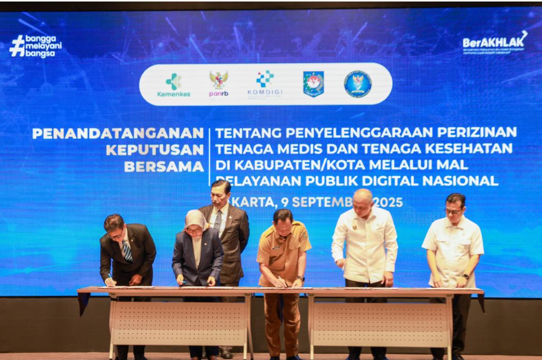 perizinan tenaga medis kini bisa melalui Mal Pelayanan Publik Digital Nasional