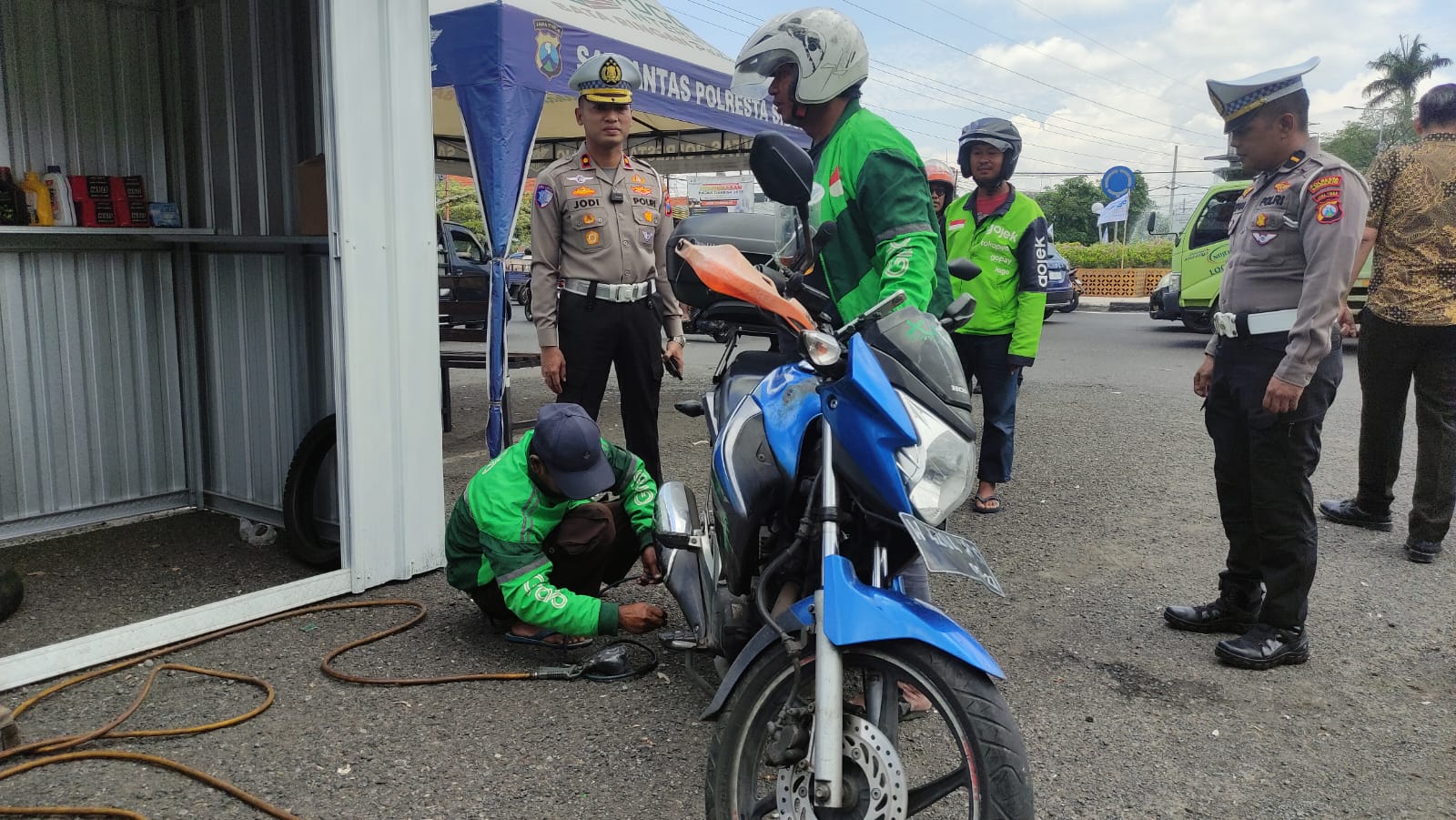 Ketahuan Curi Motor, Polisi Tangkap Oknum Driver Ojol