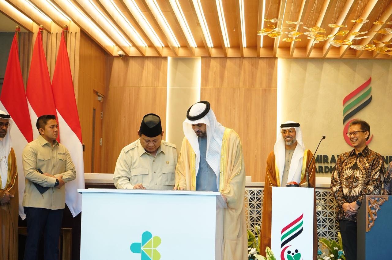 Presiden Prabowo Resmikan Rumah Sakit Kardiologi Hibah UAE