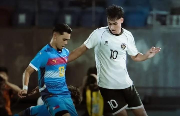 TIM nasional Indonesia U-22 memulai laga SEA Games 2025 dengan mengecewakan. Saat menghadapi Filipina, tim besutan Indra Sjafri itu takluk 0-1