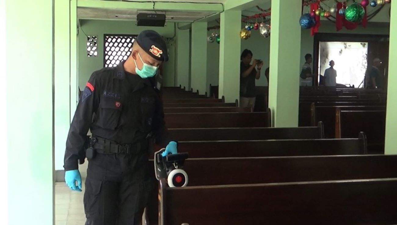 Polda DIY Sterilisasi 40 Gereja Jelang Natal 2025