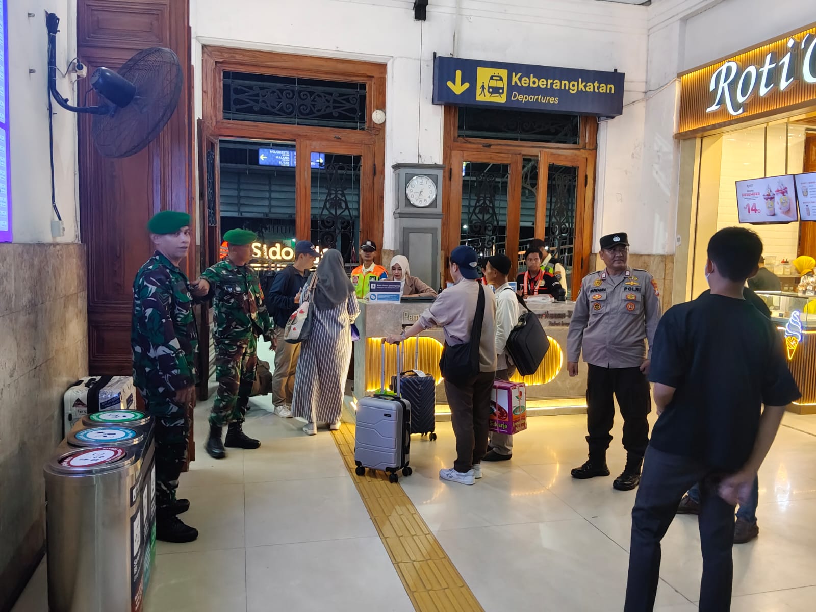 Polresta Sidoarjo Fokus Amankan Stasiun KA Jelang Nataru