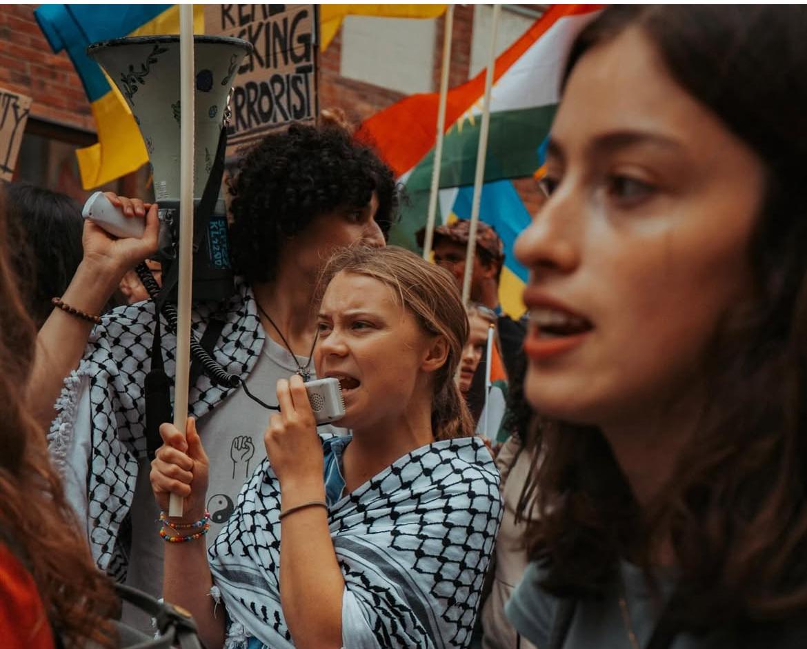 Dukung Palestina Action, Greta Thunberg Ditahan