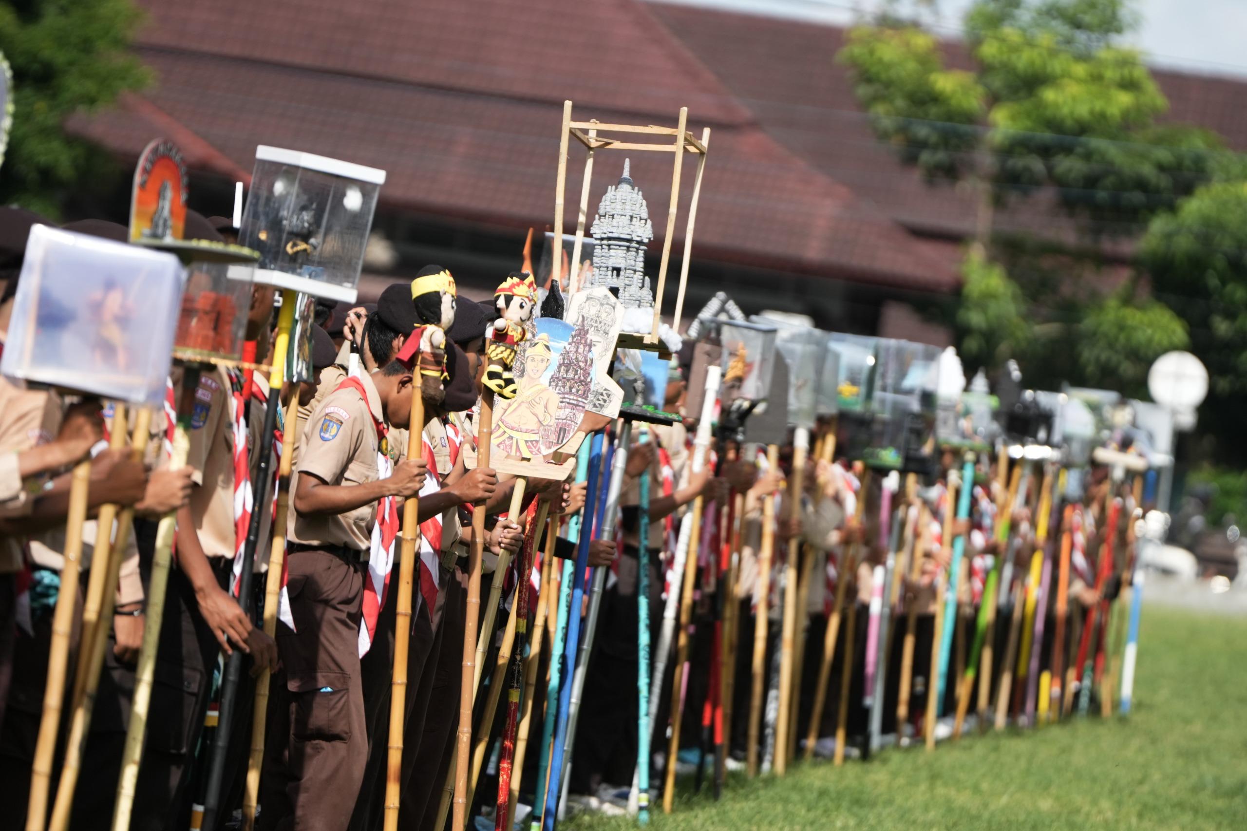 Wabup Sleman Lepas 656 Peserta BARATA ke-40 Pramuka