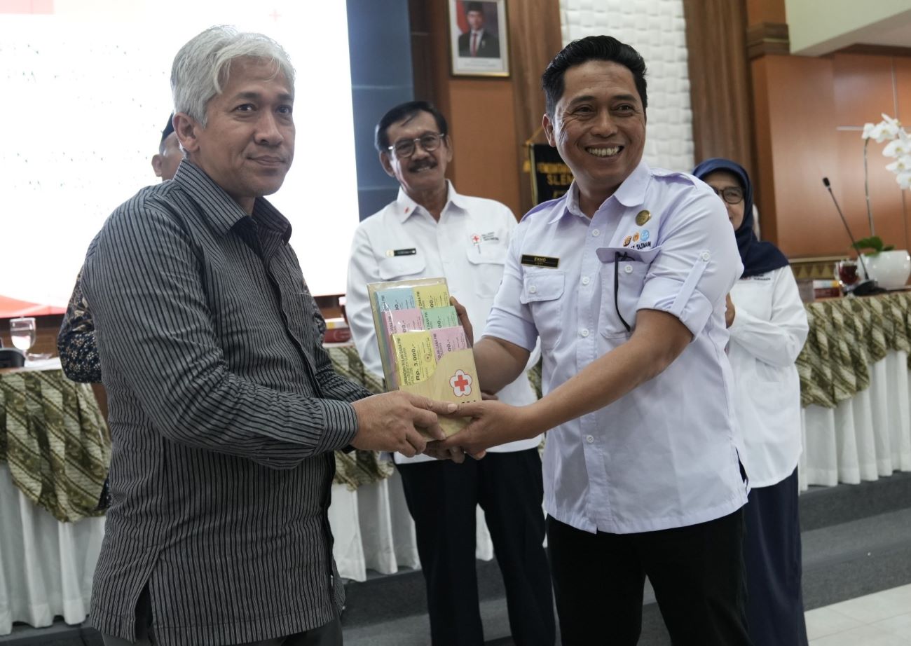 Bulan Dana PMI Sleman 2025 Tembus Rp1,16 Miliar