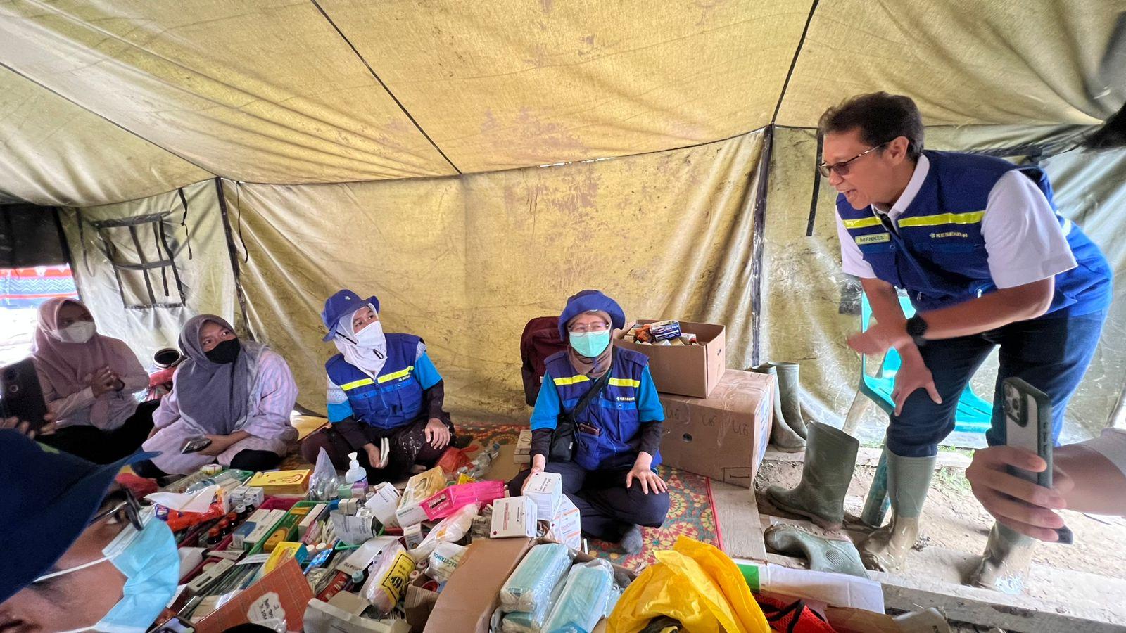 Kemenkes Waspadai Campak di Pengungsian Bencana