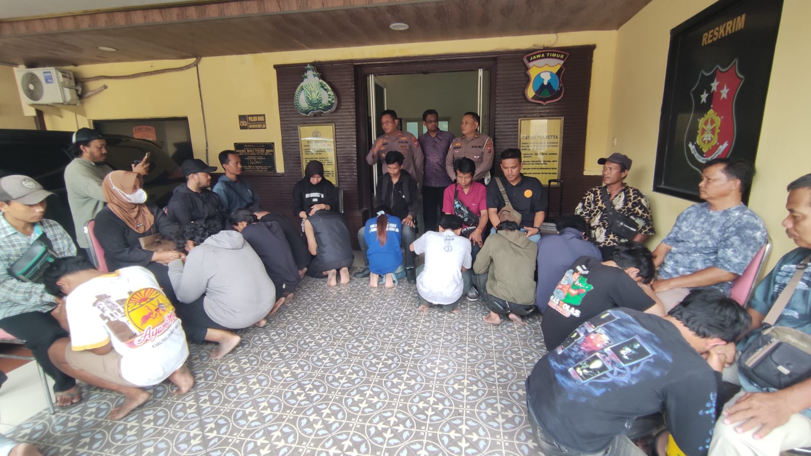 Konvoi Remaja Bawa Besi di Sidoarjo, 25 Orang Diamankan Polisi