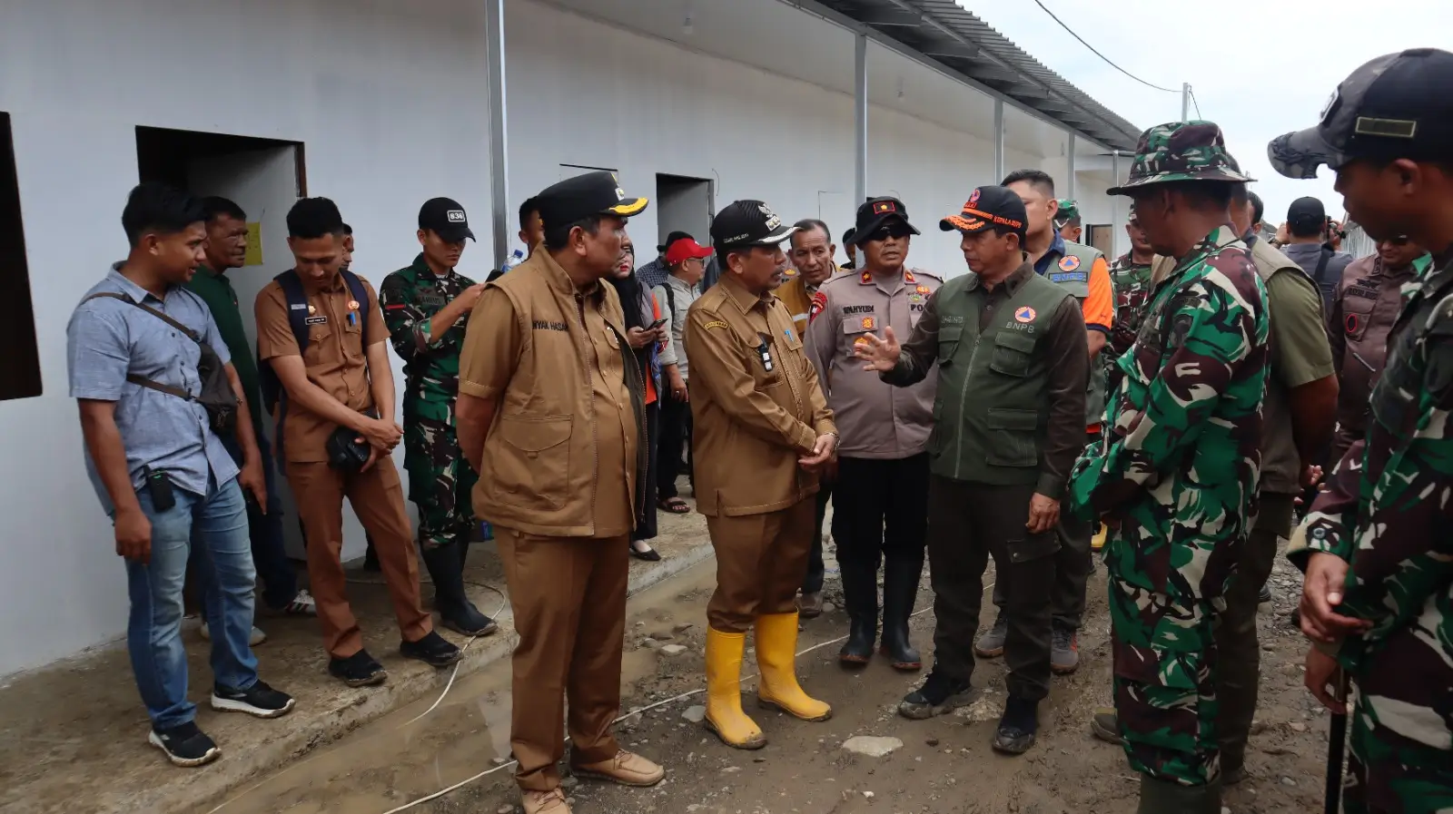 BNPB Percepat Huntara untuk Korban Bencana Aceh