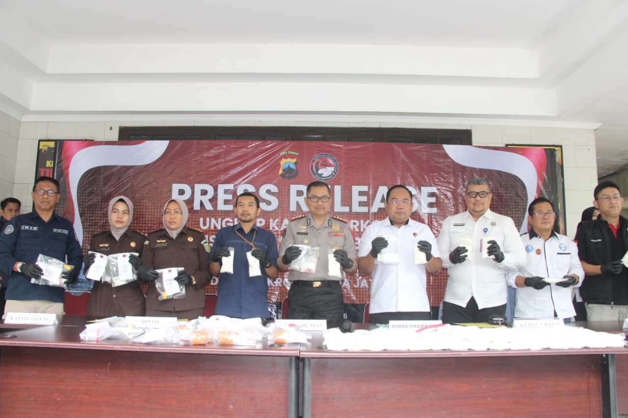 Polda Jateng Ungkap 318 Kasus Narkoba dalam Dua Bulan Terakhir