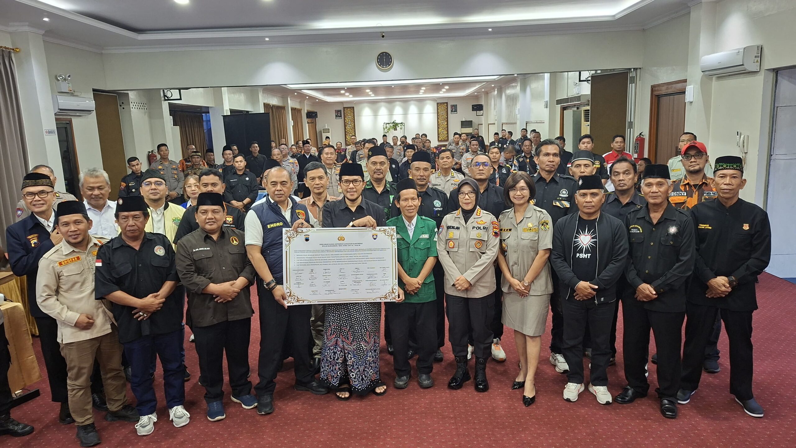 157 Tokoh Ormas Berkomitmen Jaga Kondusivitas selama Ramadan