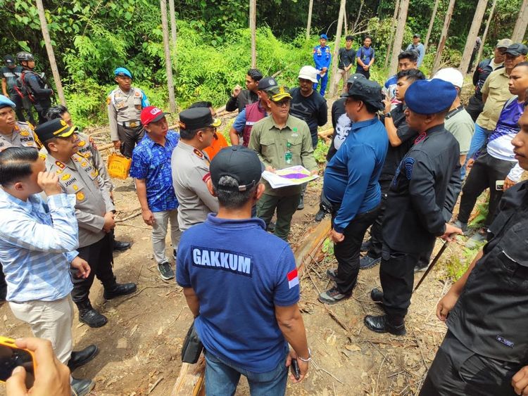 pemburu gajah sumatra diduga jaringan terorganisir