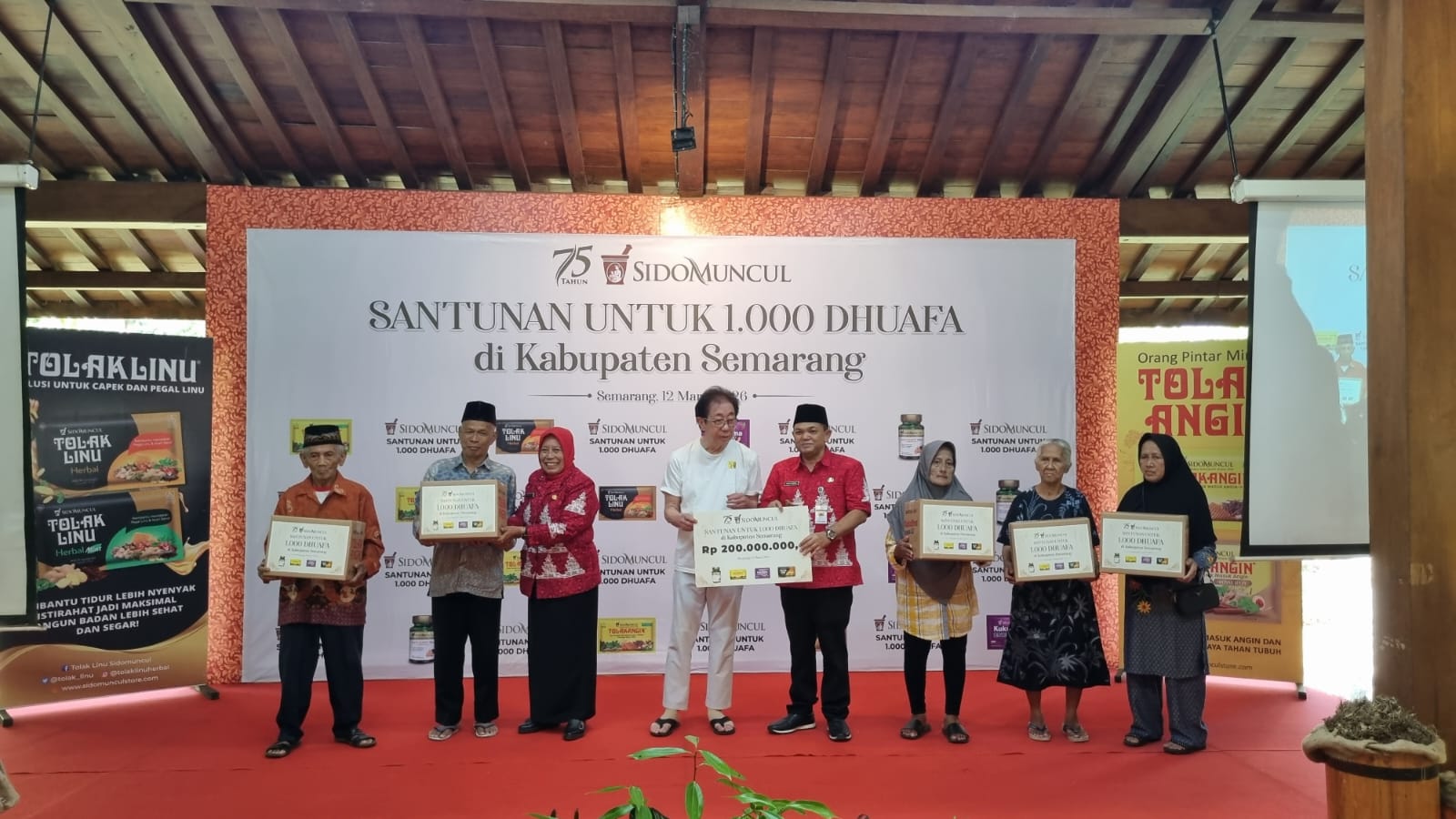 Sido Muncul Santuni 1.000 Dhuafa di Kabupaten Semarang