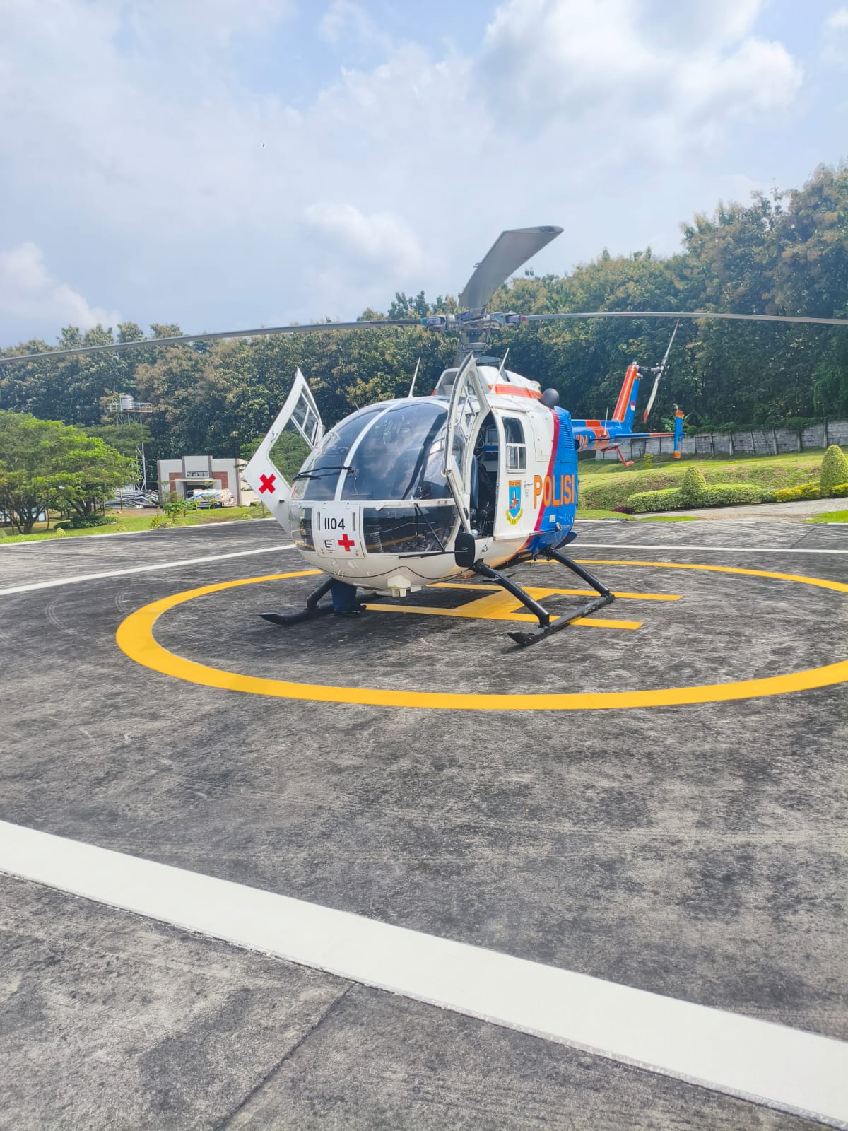 Polda Jateng Siagakan Helikopter Ambulans di GT Kalikangkung