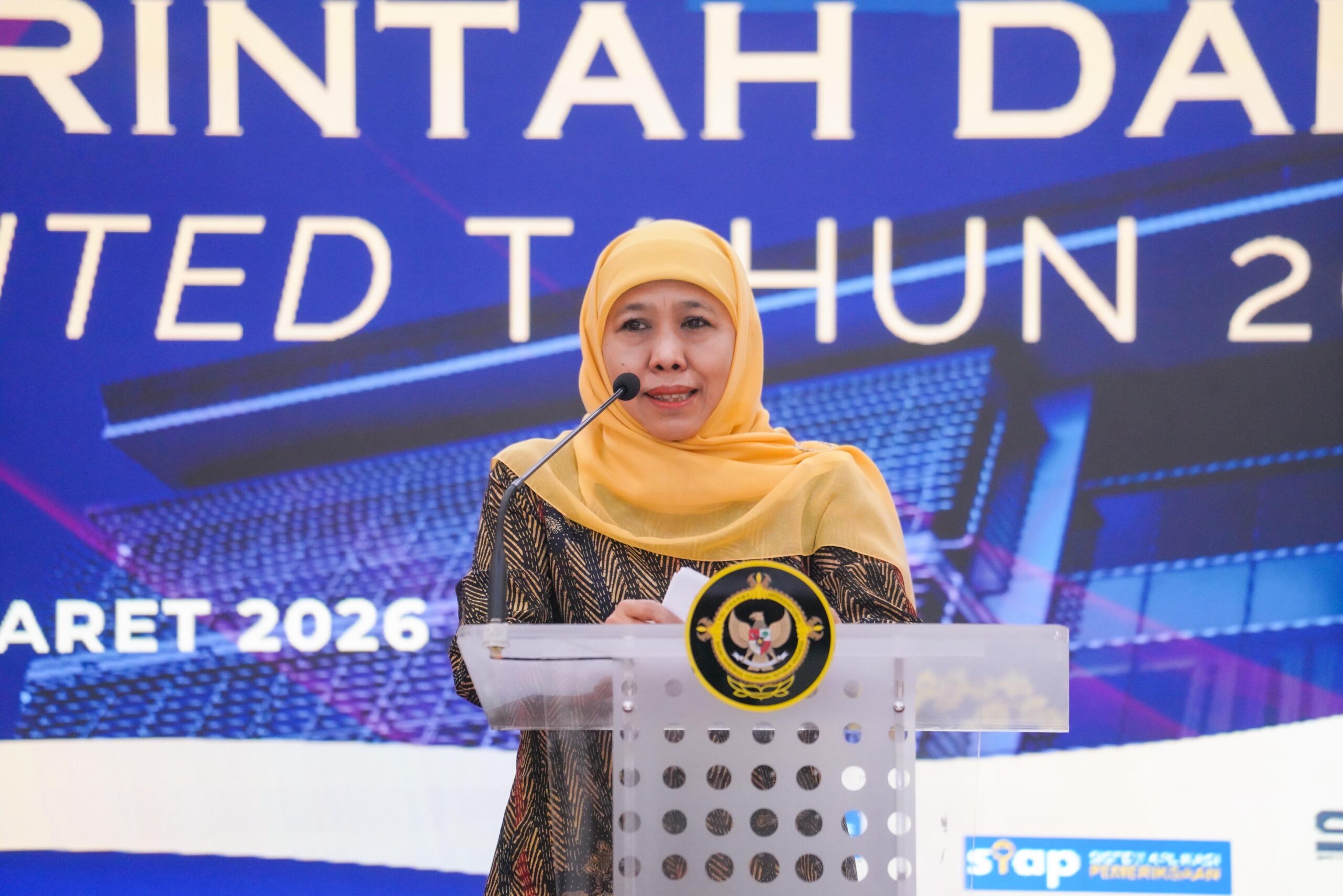 Serahkan LKPD, Khofifah Ajak Kepala Daerah Tindak Lanjuti Temuan BPK