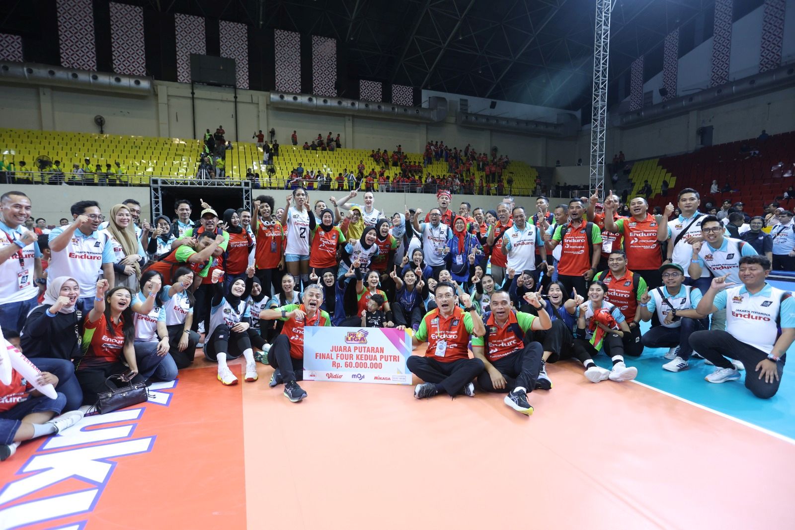 Turunkan Pemain Pelapis,  JPE Juarai Putaran Dua Proliga