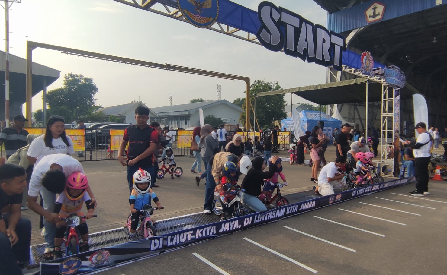 441 Bocil Ikuti Kapten Morgan Pushbike Race 2026 di Lanudal Juanda